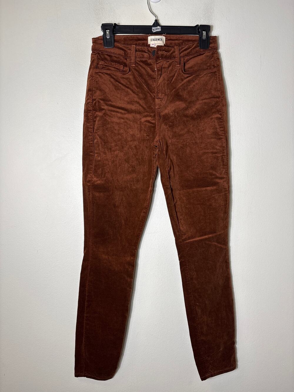 L'Agence Brown Velvet Denim Sz 26